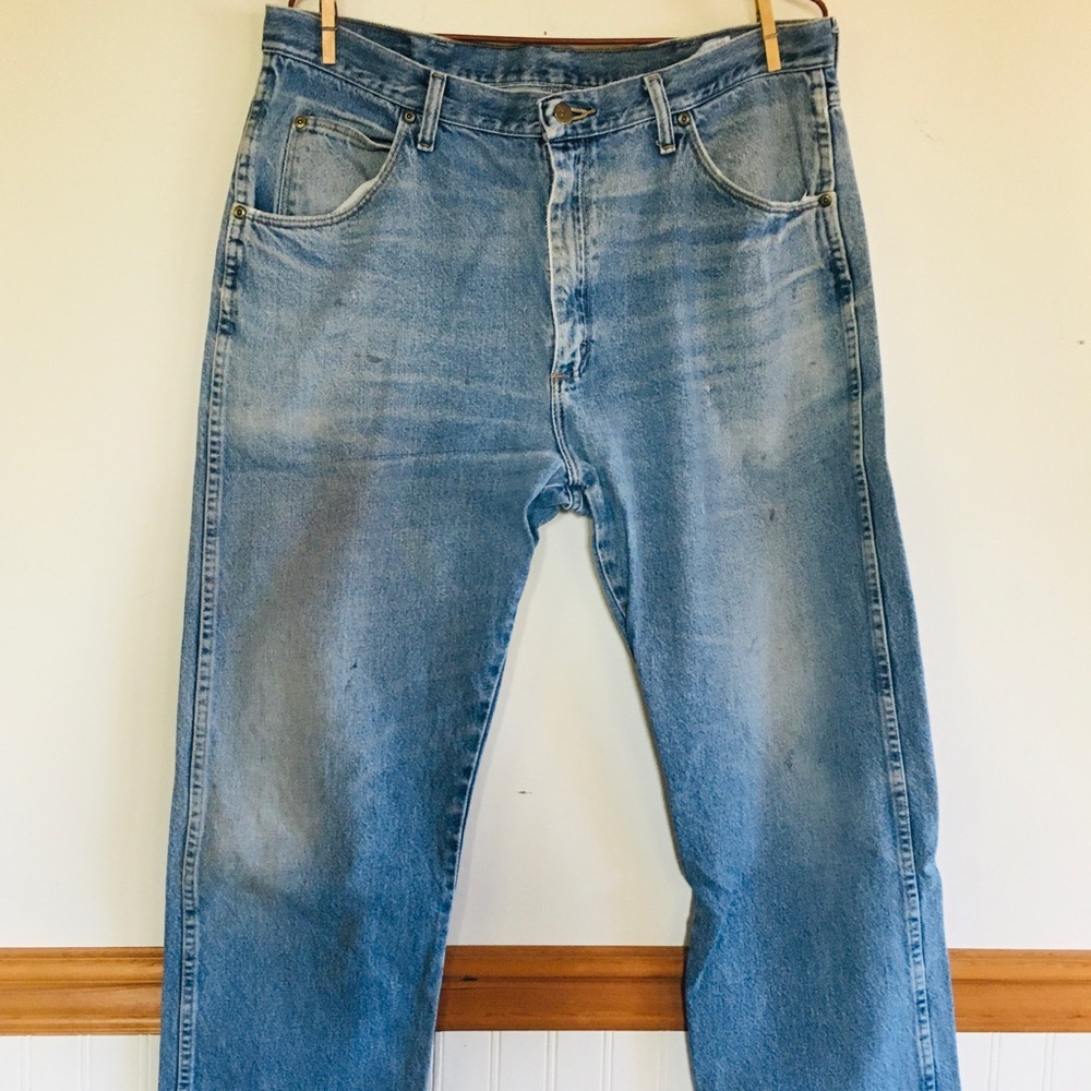 Well worn jeans